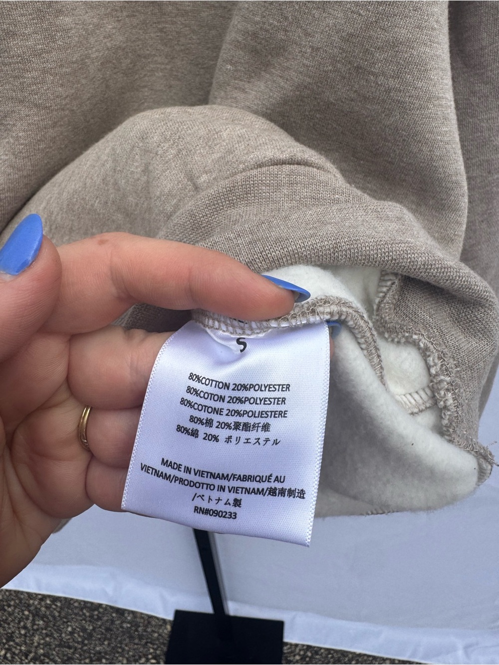 Fear of God ESSENTIALS Taupe Hoodie Pullover Size S - Picture 14 of 16
